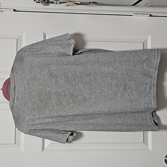 😎🗼inK collection Short Sleeve Paris Tee Light Gray/White Soft Size XXL - Picture 3 of 7